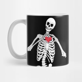 Skeletal Heart Mug